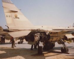 Le A91 touché par un SA7 lors de l'attaque d'Al Jaber Le A91 touché par un SA7 lors de l'attaque d'Al Jaber