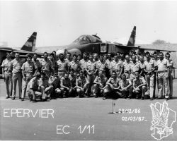 Début 1987 Epervier EC 1/11 Début 1987 Epervier EC 1/11