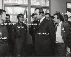 Visite du ministre Bourges à MdM Visite du ministre Bourges à MdM