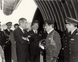 Visite ministre défense 1986 EC 2/11 P.Quilès Visite ministre défense 1986 EC 2/11 P.Quilès