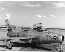 H.HAY sur F84F à Luxeuil H.HAY sur F84F à Luxeuil