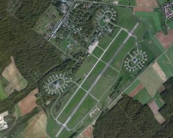 Vue aérienne de la Ba136 Vue aérienne de la Ba136