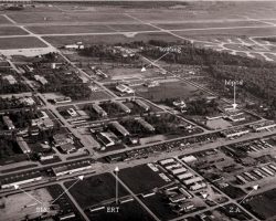 La base, vue aérienne La base, vue aérienne