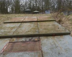 PC enterré vu d'en haut PC enterré vu d'en haut