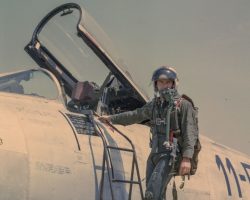 Bremgarten, août 1964. Michel et la 11ème escadre de chasse.