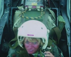 Back seat Jaguar pour l'OAT US de Spangdaleim pendant l'échange d'escadron Back seat Jaguar pour l'OAT US de Spangdaleim