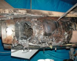 Le A 91 a bien souffert mais a ramené son pilote Le A 91 a bien souffert mais a ramené son pilote