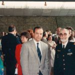 Patrick BAUDRY avec le père DERULE Patrick BAUDRY avec le père DERULE