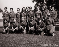 Les première volontaires féminines engagées Les première volontaires féminines engagées