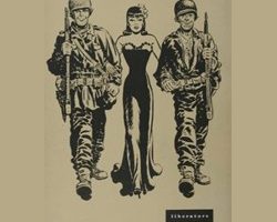 Les « libérateurs »
Dessin extrait du livre du 850th EAB, illustrant les sorties avec les "Mademoiselles" Les « libérateurs » Dessin extrait du livre du 850th EAB, illustrant les sorties avec les "Mademoiselles"