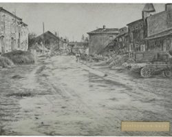 Le village de Rosières en 1944 Le village de Rosières en 1944