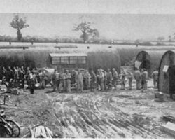 Campement du 850th à Rosières, hiver 1944/1945 Campement du 850th à Rosières, hiver 1944/1945