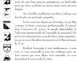 Le mot du colonel Le mot du colonel