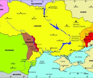 Carte de l’Ukraine début février 2022