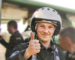 Le Lt-Col Guennady Matoulyak, de la 299e BrTA, tué le 25 février 2022 à bord du Su-25M1 « 39 bleu ».