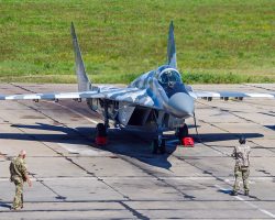 Le MiG-29 ukrainien « 16 blanc » vu en août 2021.