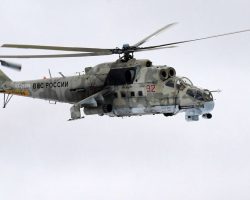 Le Mi-24P RF-95286 « 32 rouge » (sans doute un appa-reil de la 17e BrAA) est abattu par un MANPADS Piorun le 5 mars 2022 dans la région de Kiev.