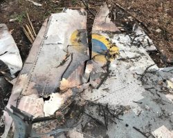 Le MiG-29MU1 « 10 blanc » de la 40e BrTA a explosé dans une forêt au nord-ouest de Jitomir le 9 mars 2022. - 3